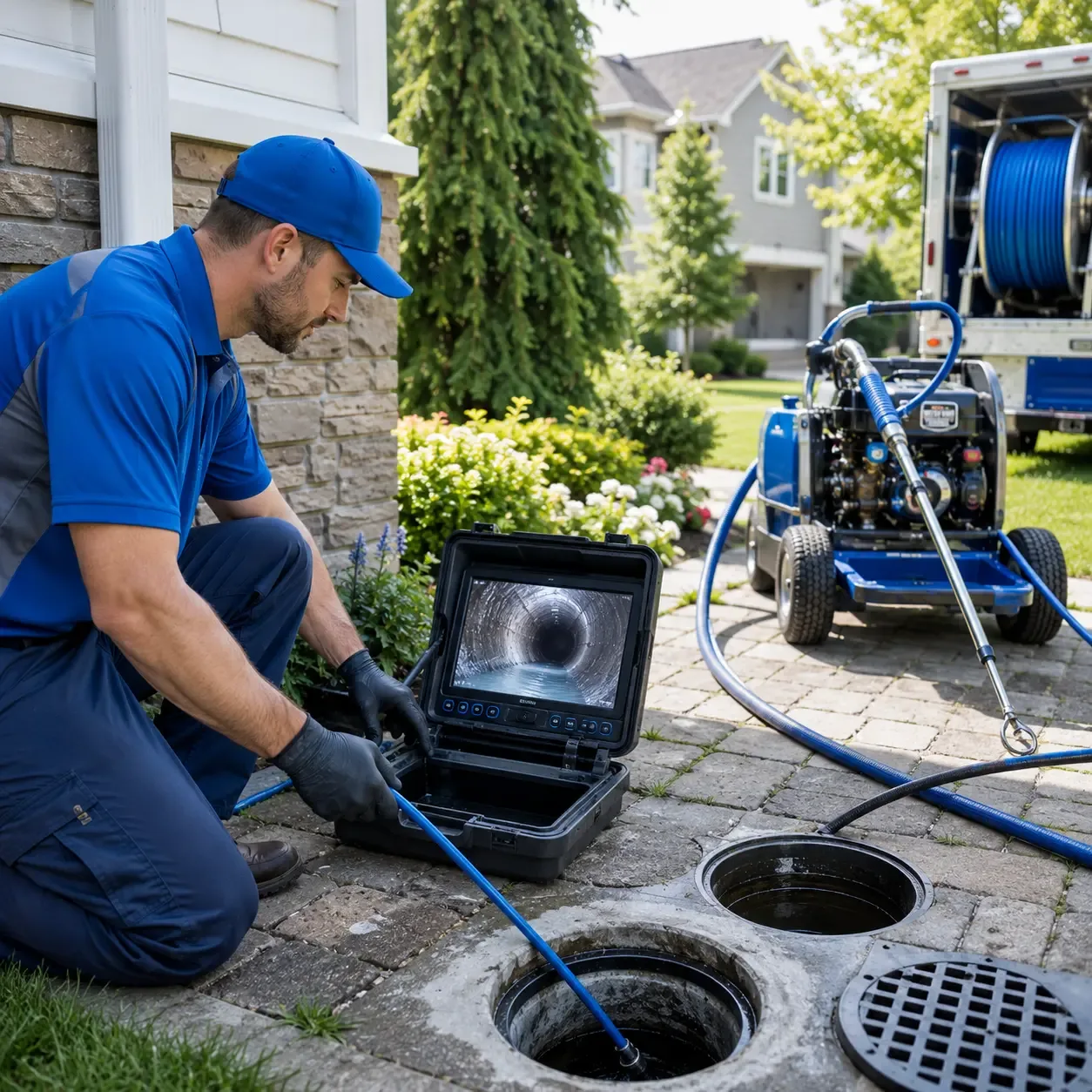 Outdoor drain cleaning professionals serving Bascom, FL